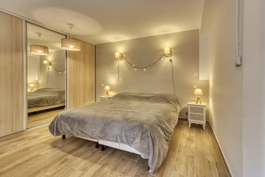 A bright ground-floor bedroom