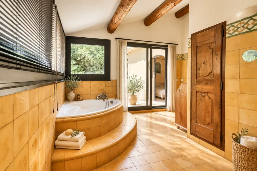 AI staging suggestion — primary suite bathroom